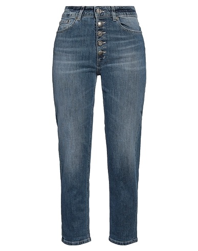DONDUP Denim trousers Blue 98% Cotton, 2% Elastane