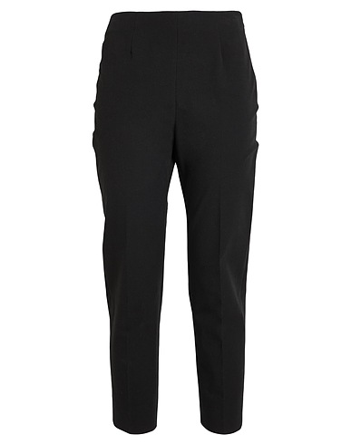 PESERICO Casual trouser Black 94% Cotton, 6% Elastane