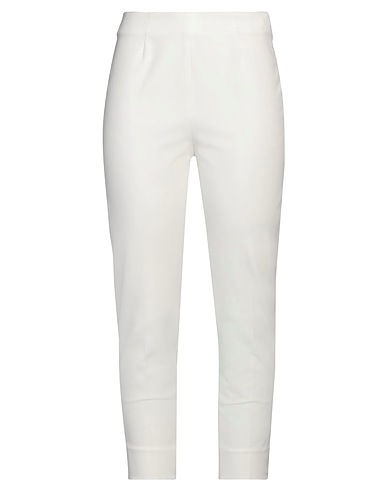 PESERICO Pantalone Bianco 94% Cotone, 6% Elastan