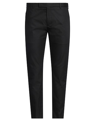 PT Torino Casual trouser Black 65% Cotton, 29% Polyamide, 6% Elastane