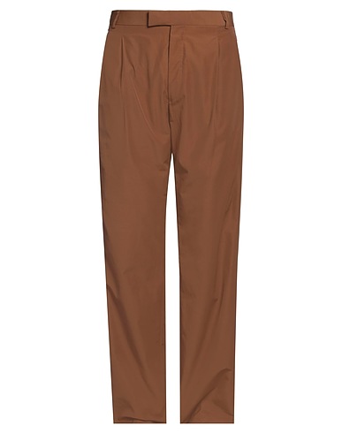 DUNHILL Casual pants Brown 55% Polyamide, 45% Cotton