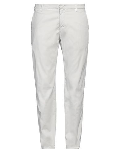 DONDUP Casual pants Light grey 98% Cotton, 2% Elastane