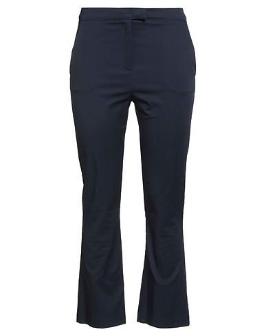 ANGELA DAVIS Casual trouser Midnight blue 97% Cotton, 3% Elastane