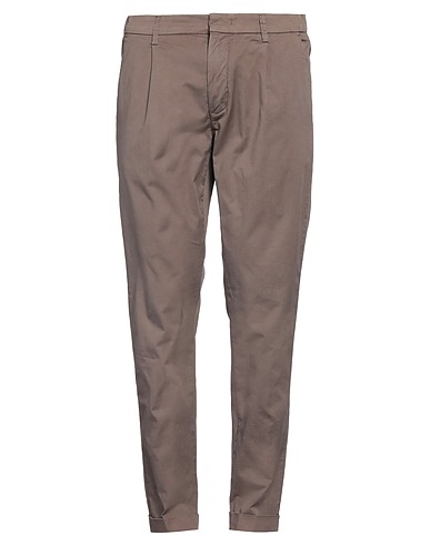 RE_HASH Pantalon Kaki 97% Coton, 3% Élasthanne
