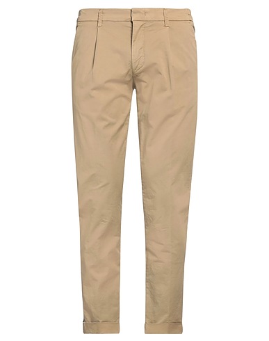 RE_HASH Casual pants BEIGE 97% Cotton, 3% Elastane