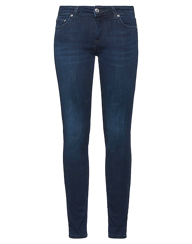 ROŸ ROGER'S Denim trousers 93% Cotton, 5% Elastane, 2% Rubber