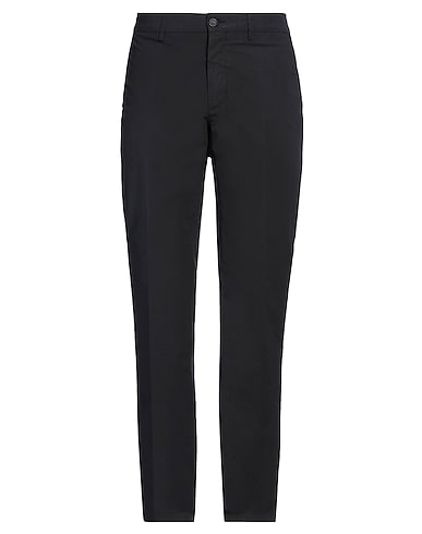 DUNHILL Casual trouser BLU NAVY 97% Cotton, 3% Elastane