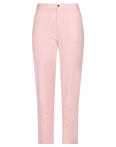LIU •JO Casual trouser Pink 100% Cotton