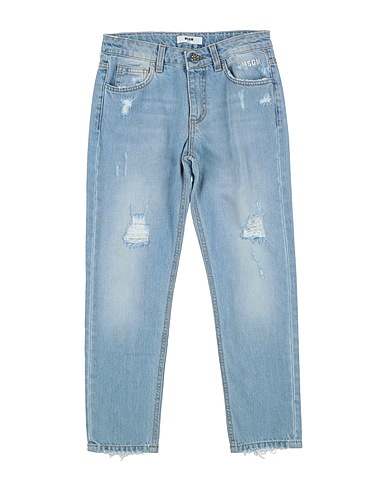 MSGM Denim trousers Blue 100% Cotton
