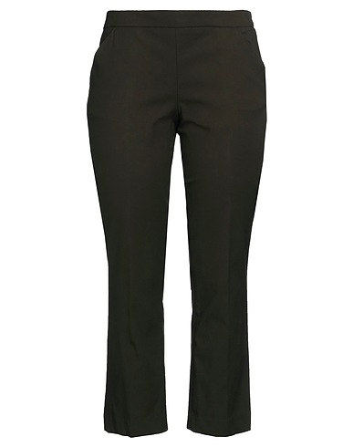 TER ET BANTINE Pantalon Vert foncé 98% Coton, 2% Élasthanne