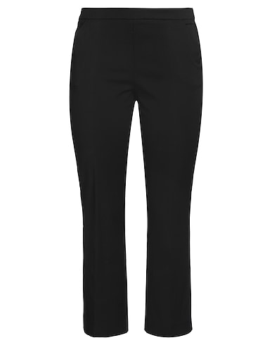 TER ET BANTINE Casual trouser Black 98% Cotton, 2% Elastane