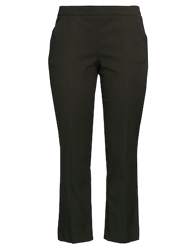 TER ET BANTINE Casual pants VERDE SCURO 98% Cotton, 2% Elastane