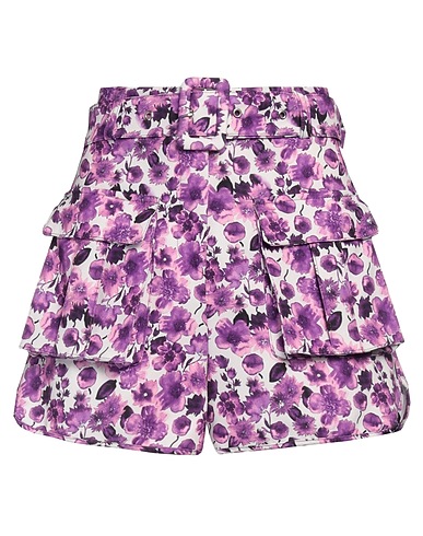 ODÌ ODÌ Shorts & Bermuda Purple 96% Polyester, 4% Elastane