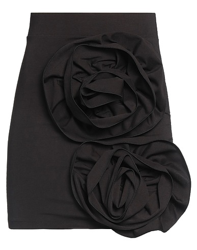 ODÌ ODÌ Mini skirt Black 65% Cotton, 28% Polyester, 7% Elastane