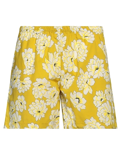 LAURA URBINATI Shorts & Bermuda Mustard 100% Cotton