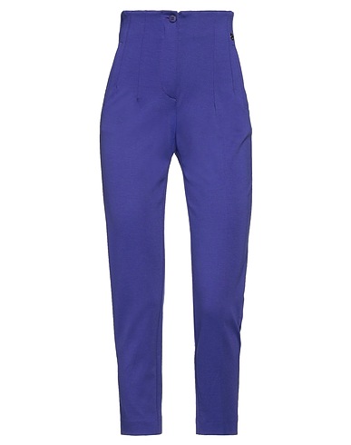 KONTATTO Casual trouser Purple 65% Viscose, 32% Nylon, 3% Elastane