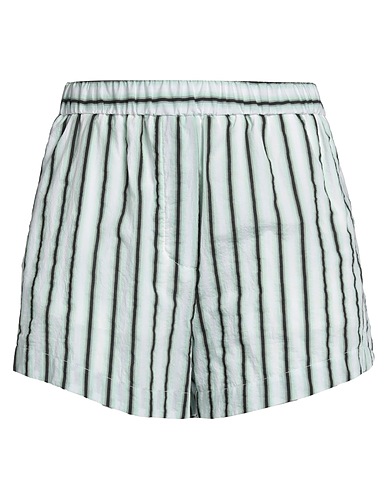 TELA Shorts & Bermuda Light green 80% Cotton, 15% Polyamide, 5% Linen