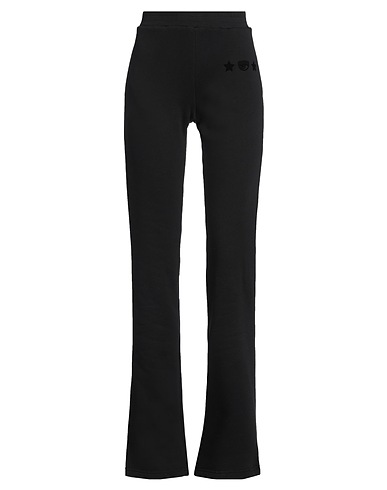 CHIARA FERRAGNI Casual trouser Black 100% Cotton