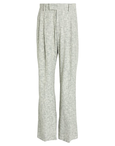 AMIRI Pantalone Verde salvia 47% Lana, 39% Cotone, 14% Poliammide