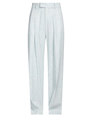 AMIRI Pantalone Celeste 47% Lana, 39% Cotone, 14% Poliammide