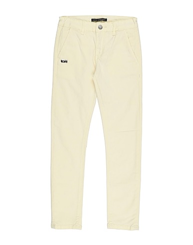 DANIELE ALESSANDRINI Pantalone Giallo pastello 98% Cotone, 2% Elastan