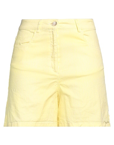 CARACTÈRE Shorts & Bermuda GIALLO 97% Cotton, 3% Elastane