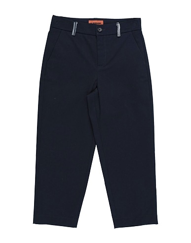 MISSONI KIDS Casual trouser Midnight blue 98% Cotton, 2% Elastane