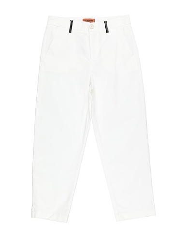 MISSONI KIDS Casual trouser White 98% Cotton, 2% Elastane