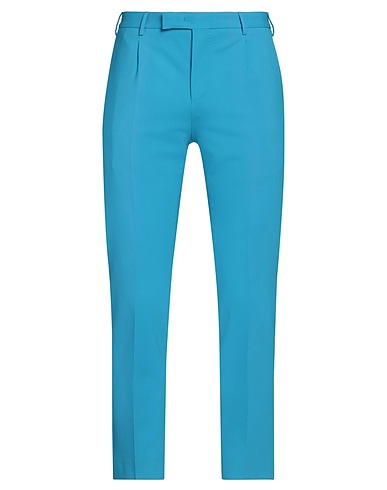 PT Torino Casual pants Azure 95% Virgin Wool, 5% Elastane