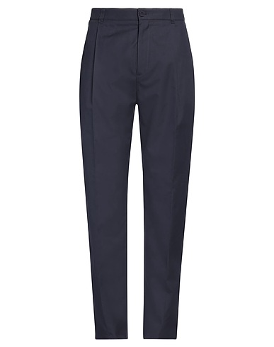 DIOR Casual pants Navy 82% Cotton, 18% Silk
