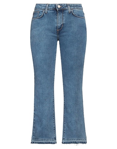 MERCI ITALIA Denim trousers Blue 98% Cotton, 2% Elastane