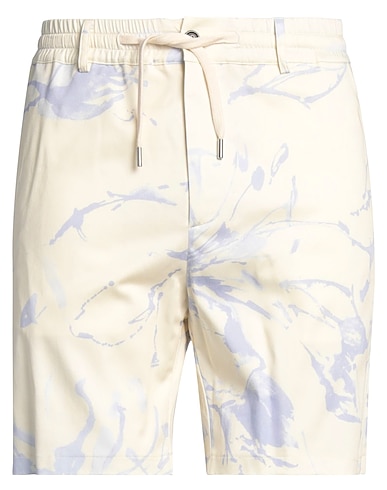 GRIFONI Shorts & Bermuda Pastel yellow 97% Cotton, 3% Elastane