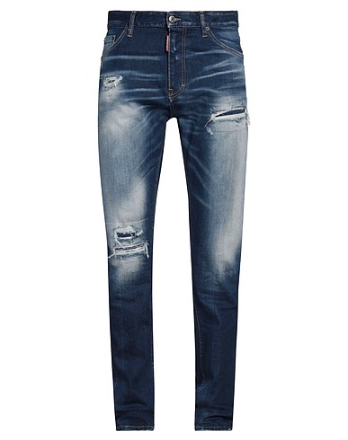 DSQUARED2 Denim trousers Blue 99% Cotton, 1% Elastane