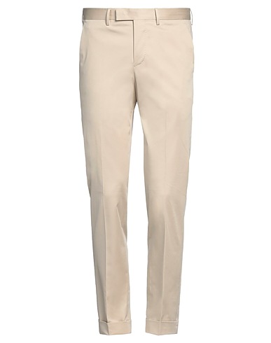 PT Torino Casual trouser Beige 97% Cotton, 3% Elastane