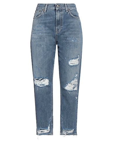 ROŸ ROGER'S Denim trousers 100% Cotton