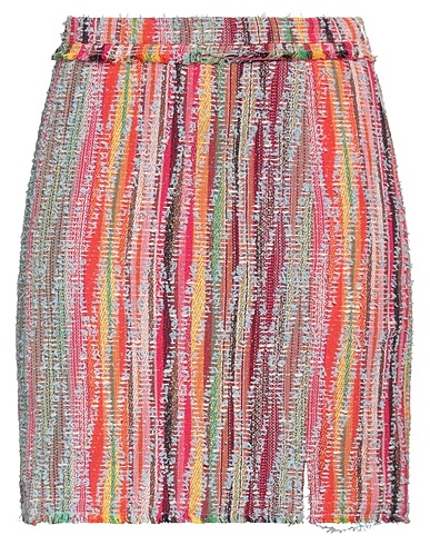 SHIRTAPORTER Minirock Orange 39% Baumwolle, 28% Viskose, 18% Polyamid, 10% Acryl, 5% Andere Fasern