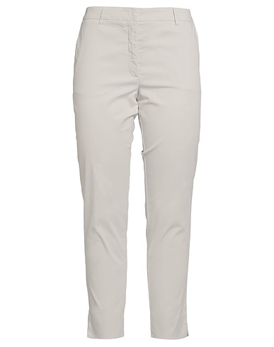 ROSSOPURO Pantalone Grigio chiaro 96% Cotone, 4% Elastan