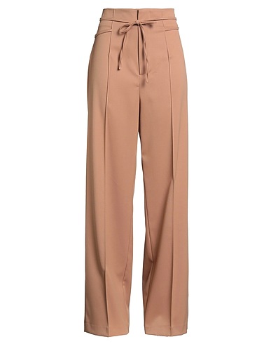 ERIKA CAVALLINI Pantalone Cammello 54% Poliestere, 44% Lana Vergine, 2% Elastan