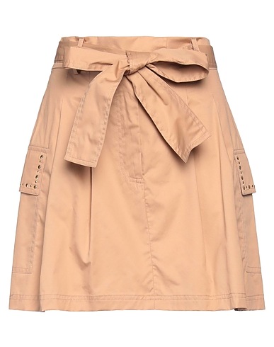 SHIRTAPORTER Mini skirt Sand 100% Cotton