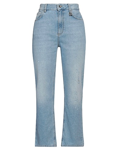 LIU •JO Denim trousers Blue 100% Cotton