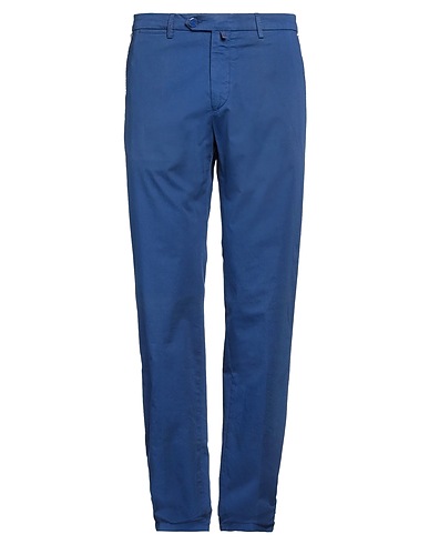 KITON Casual pants Blue 97% Cotton, 3% Elastane