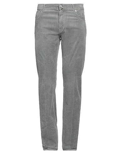 KITON Casual pants Grey 91% Cotton, 7% Cashmere, 2% Elastane