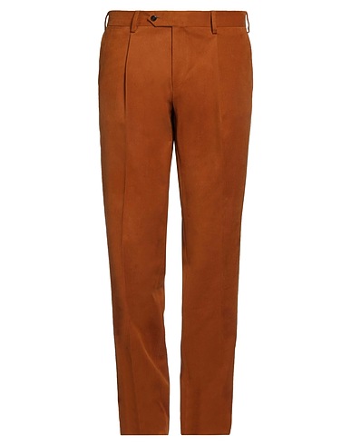 LUIGI BIANCHI Mantova Casual trouser Camel 98% Cotton, 2% Elastane