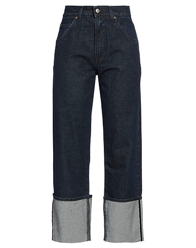 ROŸ ROGER'S Denim trousers Blue 100% Cotton