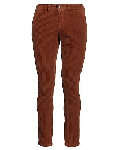 EXIGO Casual trouser Brown 97% Cotton, 3% Elastane
