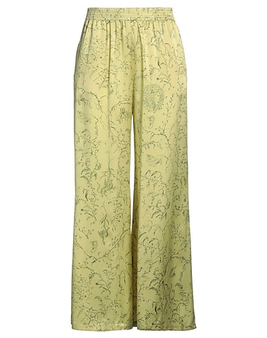 FABIANA FILIPPI Casual trouser Sage green 100% Silk