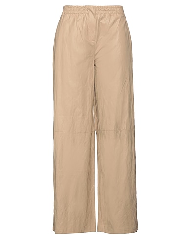 ANGELA DAVIS Casual pants Camel 100% Polyurethane
