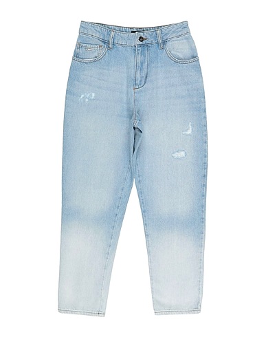 EMPORIO ARMANI Denim trousers Blue 100% Cotton
