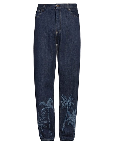 ALANUI Denim trousers Blue 100% Cotton