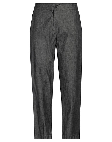 COLLECTION PRIVĒE? Casual pants Black 100% Cotton